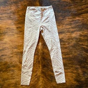 Varley leggings zebra print XS